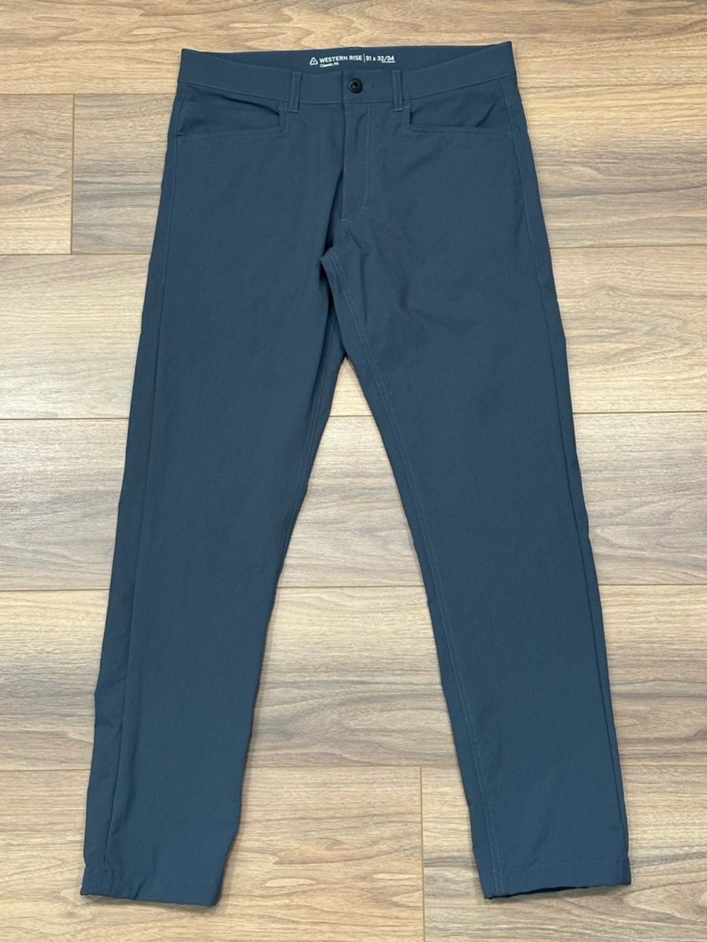 Western Rise Evolution Pant Classic Fit in Blue Gray Size 31x32/34